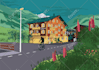 make architectural vector illustrations