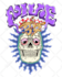 draw psychedelic, trippy, stoner, weed cartoon artwork for poster, tshirt, merch