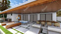 design landscape, backyard, frontyard, garden, patio, 3d rendering, hot tub