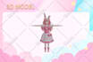 create cute vroid commission design or chibi 3d model rigging for live2d vtuber