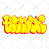 draw graffiti bubble and throw up for your logo