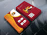 design professional business card print ready with 2 concept