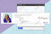 design commercial clickable email banner and email signature