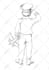 draw a custom freehand illustration on paper to your vision