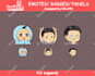 create for you chibi twitch emotes, sub badges