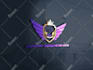 do stunning dj logo and monogram initial text