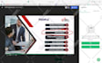 create modern corporate powerpoint presentation with professional voiceov