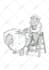 sketch your favorite character in cartoon style