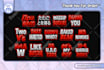 design text emote for streamer twitch, youtube, facebook