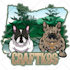 design a kennel or breeder logo on cartoon style