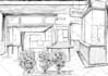 do digital architectural sketch and illustration as you want