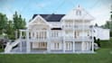 do 3d rendering and architectural 3d house exterior rendering nd 3d floor design