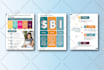 design professional, creative flyer, brochure, one pager