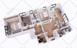 convert 2d to 3d floor plan in 8 hrs