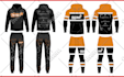 do attractive tracksuits sweat suit design clothes mockup