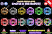 design custom sub badges or emotes for your twitch channel