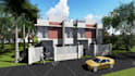 create 3d exterior design with realistic rendering