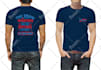 create a typography t shirt design for your company