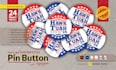 design badges, buttons, magnets, patches, pins, stickers