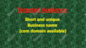 create brilliant slogans or taglines and a business name