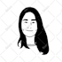 draw minimalist line art avatar for your social channel