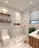 give bathroom interior design and realistic render