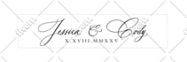design calligraphy couple name for wedding needs