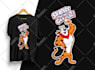 create a custom illustrated t shirt design for you