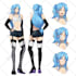 draw anime character sheet for you
