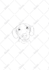 create a custom pet portrait in fine line art, jpg png svg