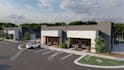 farmhouse, villa, residence floor plan layout, 3d render
