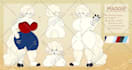draw reference sheet for your furry character