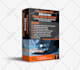 design digital product 3d box mockup software, online course cover