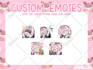 create custom and cute twitch and discord emotes