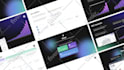 create a business presentation design in figma