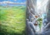 create surreal fantasy artwork for books and games no ai