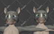 create a cute stylized 3d character for games or animation