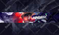 design a gaming banner for youtube and twitch