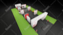 make 3d event, conference stage, concert, dance stage,