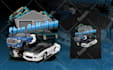 draw car vector illustration for t shirt design