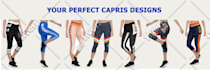design custom trendy legging, pants, capris and sports bra
