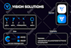 design modern tech technology cyber security startup crypto website neon logo
