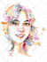 draw an artistic abstract digital watercolor from your photo
