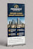 design roll up, pull up, retractable banner roller and event banner