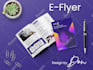 design eflyer press media kit, for brand, artist, influencer