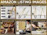 design amazon listing images, product infographics, image editing