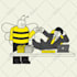 draw any object into a flat illustration for website or business