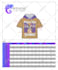 create branded size chart or size guide