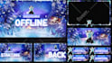 design animated and static stream pack and logo for twitch