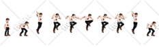 make a pixel art character sprite sheet for your game
